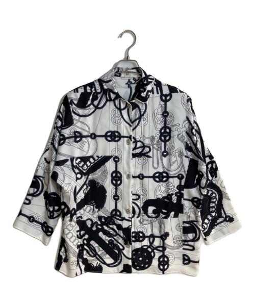 HERMES（エルメス）HERMES (エルメス) Ciquetis Tattooシャツ ホワイト サイズ:36の古着・服飾アイテム
