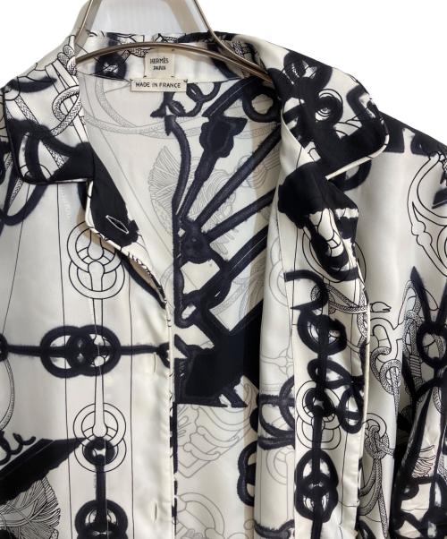 HERMES（エルメス）HERMES (エルメス) Ciquetis Tattooシャツ ホワイト サイズ:36の古着・服飾アイテム