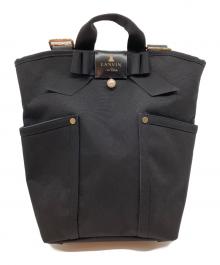 LANVIN en Bleu（ランバンオンブルー）の古着「ジュール リュックトート4WAY」｜ブラック