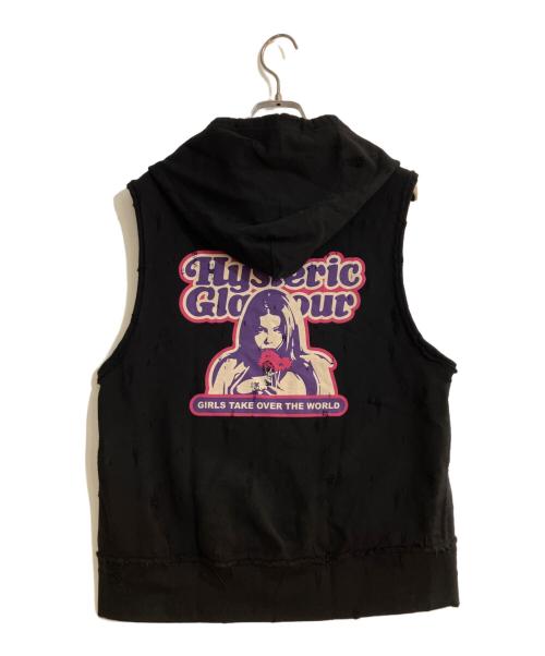 Hysteric Glamour（ヒステリックグラマー）Hysteric Glamour (ヒステリックグラマー) GIRLS TAKE OVER ベスト ブラック サイズ:FREE 未使用品の古着・服飾アイテム