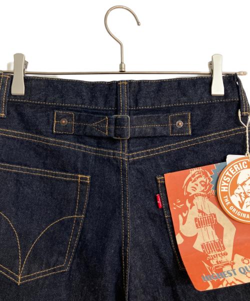 Hysteric Glamour（ヒステリックグラマー）Hysteric Glamour (ヒステリックグラマー) 1タックワイドデニムパンツ ネイビー サイズ:W26 未使用品の古着・服飾アイテム