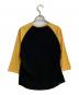 Hysteric Glamour (ヒステリックグラマー) HYSTERIC WOMAN CAT 七分袖Tシャツ/ ブラック×イエロー サイズ:FREE 未使用品：8000円