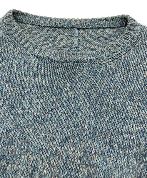 ARTS&SCIENCE（アーツアンドサイエンス）ARTS&SCIENCE (アーツアンドサイエンス) 22SSコットンリネンニット ブルー サイズ:1の古着・服飾アイテム