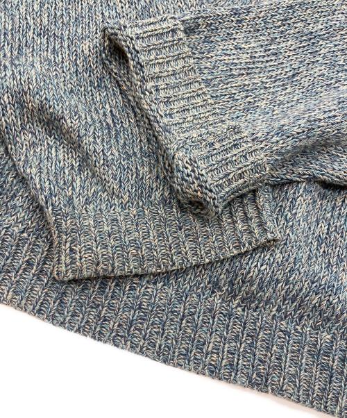 ARTS&SCIENCE（アーツアンドサイエンス）ARTS&SCIENCE (アーツアンドサイエンス) 22SSコットンリネンニット ブルー サイズ:1の古着・服飾アイテム