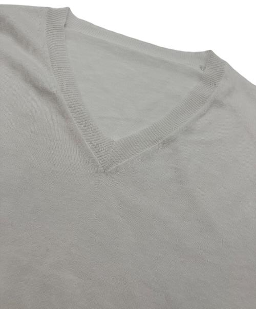 ARTS&SCIENCE（アーツアンドサイエンス）ARTS&SCIENCE (アーツアンドサイエンス) 26SS コットンカシミヤニットベスト ホワイト サイズ:1の古着・服飾アイテム