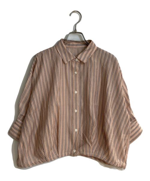 NOLLEY'S（ノーリーズ）NOLLEY'S (ノーリーズ) ウォッシャブルドロストシャツ ピンク サイズ:Mの古着・服飾アイテム