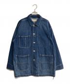 Plageプラージュ）の古着「coverall/カバーオール 2」｜ネイビー