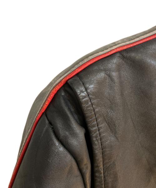 HARLEY-DAVIDSON（ハーレーダビッドソン）HARLEY-DAVIDSON (ハーレーダビッドソン) パイピングデザインシングルライダースジャケット ブラック サイズ:40の古着・服飾アイテム