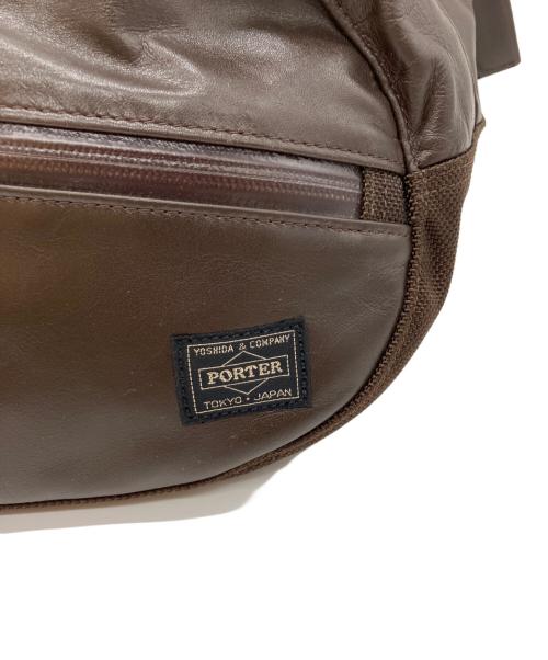 PORTER（ポーター）PORTER (ポーター) ZOOM  WAIST BAG/ズーム ウエスト バッグ ブラウンの古着・服飾アイテム