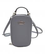 COACHコーチ）の古着「エヴァフォーンクロスボディバッグ」｜ブルー