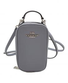 COACH（コーチ）の古着「エヴァフォーンクロスボディバッグ」｜ブルー