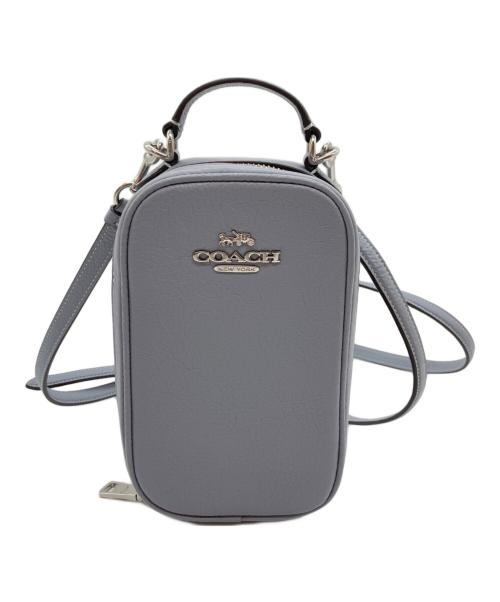 COACH（コーチ）COACH (コーチ) エヴァフォーンクロスボディバッグ ブルーの古着・服飾アイテム