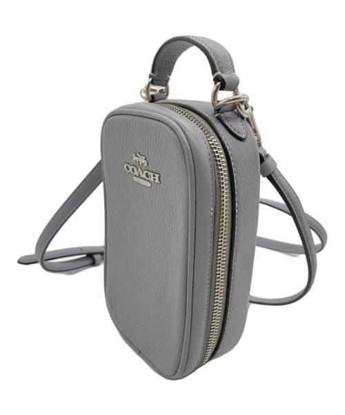 COACH（コーチ）COACH (コーチ) エヴァフォーンクロスボディバッグ ブルーの古着・服飾アイテム