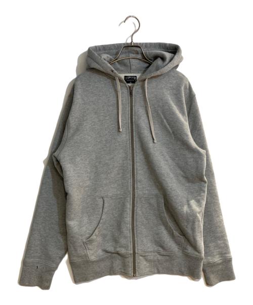 stussy（ステューシー）stussy (ステューシー) TRIBE ジップパーカー グレー サイズ:Mの古着・服飾アイテム