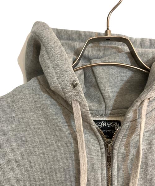 stussy（ステューシー）stussy (ステューシー) TRIBE ジップパーカー グレー サイズ:Mの古着・服飾アイテム