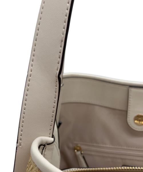 Kate Spade（ケイトスペード）Kate Spade (ケイトスペード) ノット ストローラージキャリーオールバッグ ベージュの古着・服飾アイテム