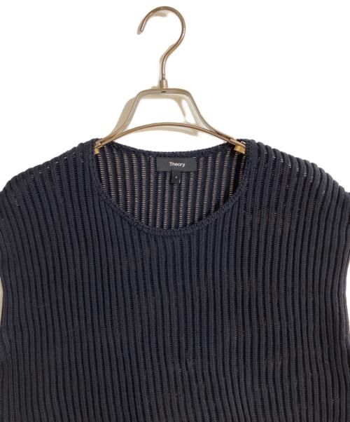 theory（セオリー）theory (セオリー) Sheen Cotton Easy/シーン・コットン・イージー ネイビー サイズ:Sの古着・服飾アイテム