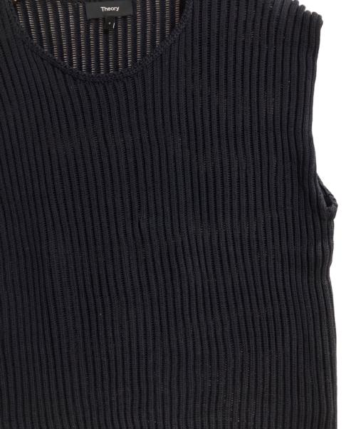 theory（セオリー）theory (セオリー) Sheen Cotton Easy/シーン・コットン・イージー ネイビー サイズ:Sの古着・服飾アイテム