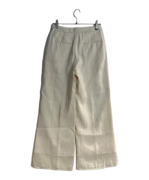 theory luxe（セオリーリュクス）theory luxe (セオリーリュクス) ピンタックワイドレッグパンツ - Sora - Doby ホワイト サイズ:38 未使用品の古着・服飾アイテム