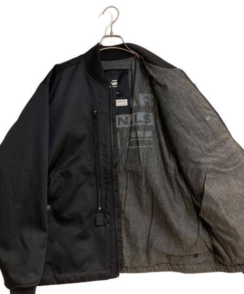 G-STAR RAW（ジースターロゥ）G-STAR RAW (ジースターロゥ) DECK REVERSIBLE BOMBER JACKET ブラック サイズ:Ｌの古着・服飾アイテム