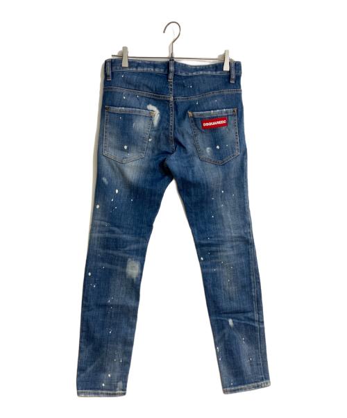 DSQUARED2（ディースクエアード）DSQUARED2 (ディースクエアード) SKATER JEAN/スケータージーン インディゴ サイズ:44の古着・服飾アイテム