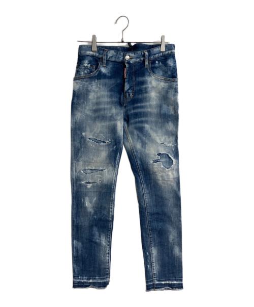 DSQUARED2（ディースクエアード）DSQUARED2 (ディースクエアード) Skater Jean インディゴ サイズ:44の古着・服飾アイテム