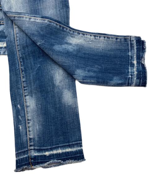 DSQUARED2（ディースクエアード）DSQUARED2 (ディースクエアード) Skater Jean インディゴ サイズ:44の古着・服飾アイテム
