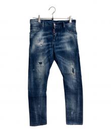 DSQUARED2（ディースクエアード）の古着「SEXY TWIST JEAN」｜インディゴ