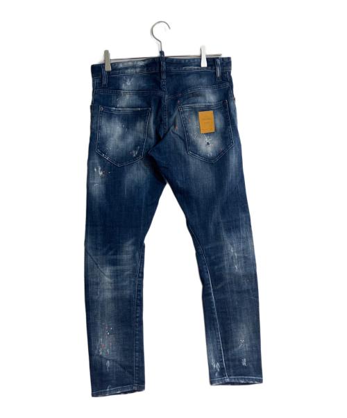 DSQUARED2（ディースクエアード）DSQUARED2 (ディースクエアード) SEXY TWIST JEAN インディゴ サイズ:44の古着・服飾アイテム