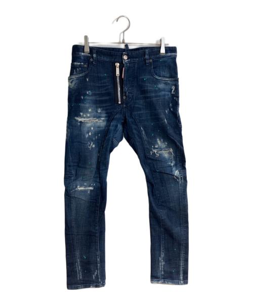 DSQUARED2（ディースクエアード）DSQUARED2 (ディースクエアード) TIDY BIKER JEAN インディゴ サイズ:44の古着・服飾アイテム
