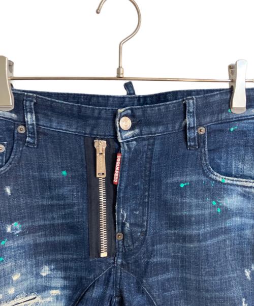 DSQUARED2（ディースクエアード）DSQUARED2 (ディースクエアード) TIDY BIKER JEAN インディゴ サイズ:44の古着・服飾アイテム