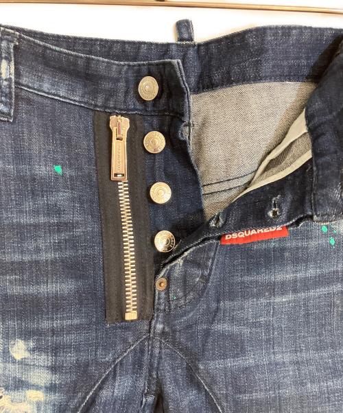 DSQUARED2（ディースクエアード）DSQUARED2 (ディースクエアード) TIDY BIKER JEAN インディゴ サイズ:44の古着・服飾アイテム