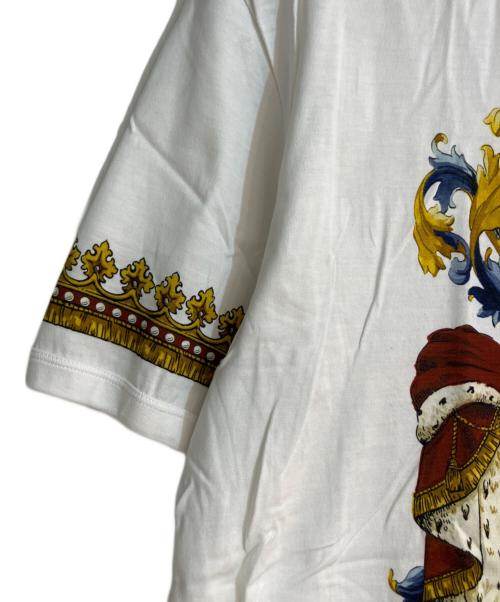 DOLCE & GABBANA（ドルチェ＆ガッバーナ）DOLCE & GABBANA (ドルチェ＆ガッバーナ) Heraldic Sicilia Tシャツ ホワイト サイズ:48の古着・服飾アイテム