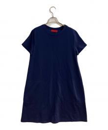 MAX&Co.（マックスアンドコー）の古着「カットソーワンピース」｜ネイビー