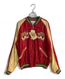 テーラー東洋（テーラートウヨウ）の古着「Mid 1950s Style Acetate Souvenir Jacket」｜レッド
