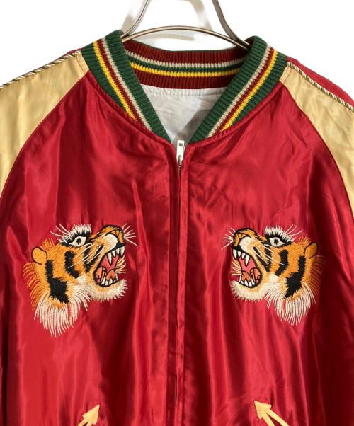 テーラー東洋（テーラートウヨウ）テーラー東洋 (テーラートウヨウ) Mid 1950s Style Acetate Souvenir Jacket レッド サイズ:Ｌ 未使用品の古着・服飾アイテム