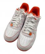 NIKEナイキ）の古着「Air Force 1 Low '07 LV8 EMB "Rucker Park"」｜ホワイト×オレンジ