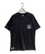 CHROME HEARTSクロムハーツ）の古着「BS FLUER CIRCLE TEE」｜ブラック