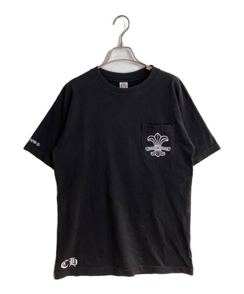 CHROME HEARTS（クロムハーツ）CHROME HEARTS (クロムハーツ) BS FLUER CIRCLE TEE ブラック サイズ:Mの古着・服飾アイテム