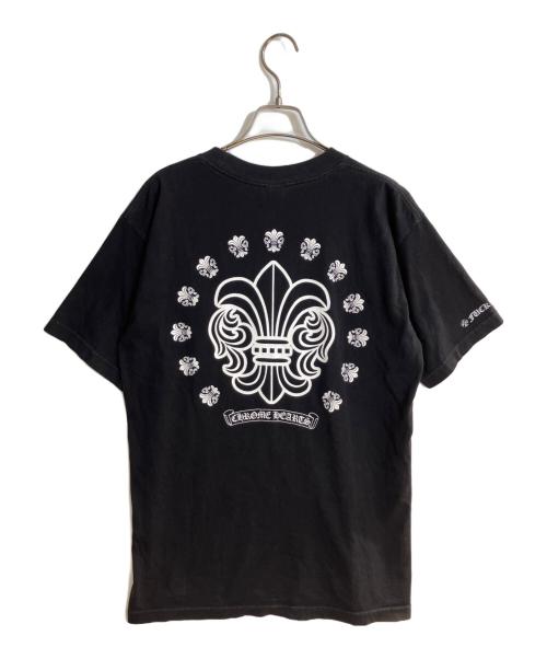 CHROME HEARTS（クロムハーツ）CHROME HEARTS (クロムハーツ) BS FLUER CIRCLE TEE ブラック サイズ:Mの古着・服飾アイテム