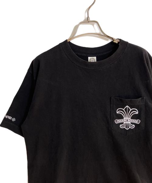 CHROME HEARTS（クロムハーツ）CHROME HEARTS (クロムハーツ) BS FLUER CIRCLE TEE ブラック サイズ:Mの古着・服飾アイテム