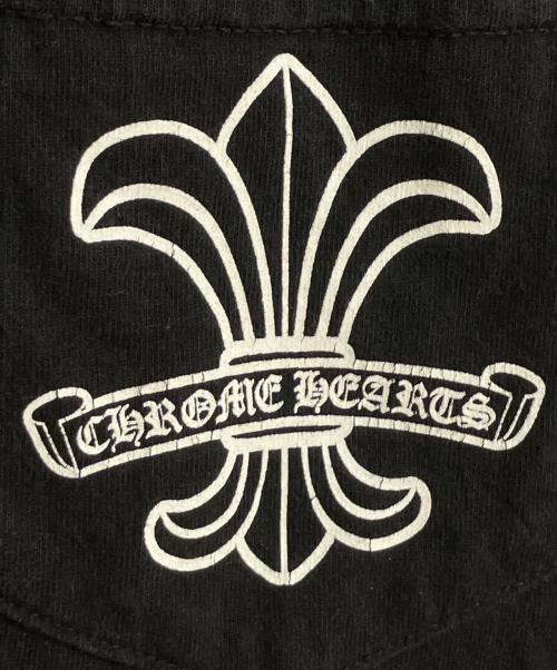 CHROME HEARTS（クロムハーツ）CHROME HEARTS (クロムハーツ) BS FLUER CIRCLE TEE ブラック サイズ:Mの古着・服飾アイテム