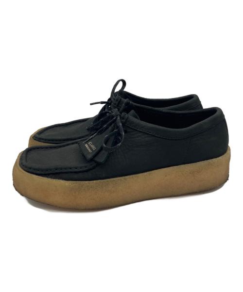 CLARKS ORIGINALS（クラークス オリジナルズ）Clarks Originals (クラークス オリジナルズ) ワラビーシューズ ブラック サイズ:26.5の古着・服飾アイテム
