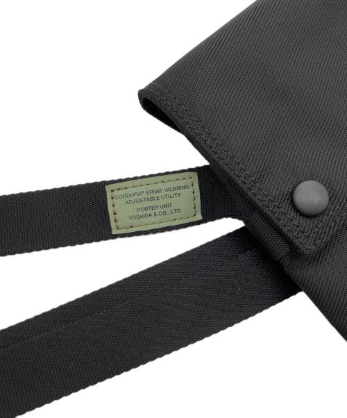 PORTER（ポーター）PORTER (ポーター) UNIT  SHOULDER BAG ブラックの古着・服飾アイテム