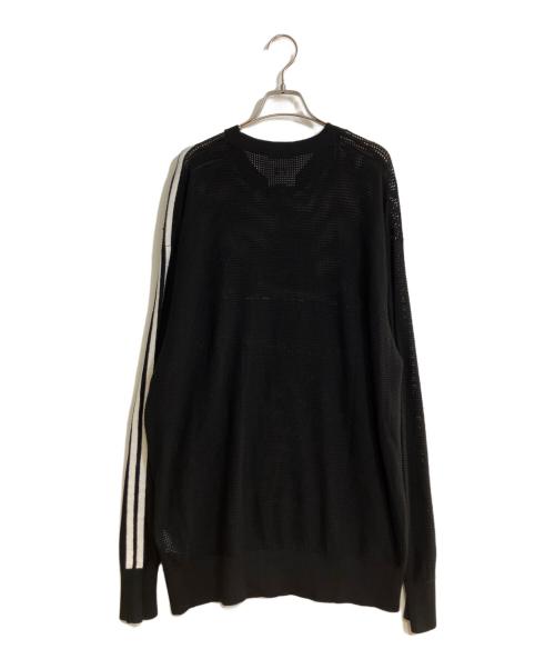 Y-3（ワイスリー）Y-3 (ワイスリー) GRAPHIC KNIT CREW SWEATER ブラック サイズ:Mの古着・服飾アイテム