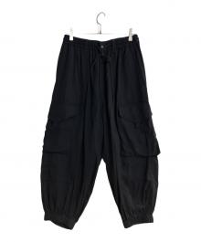 Y-3（ワイスリー）の古着「レーヨンツイルパンツ」｜ブラック