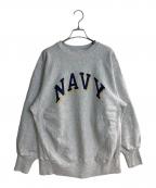 Championチャンピオン）の古着「US NAVY リバースウィーブスウェット」｜グレー