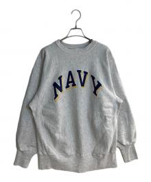 Champion（チャンピオン）の古着「US NAVY リバースウィーブスウェット」｜グレー