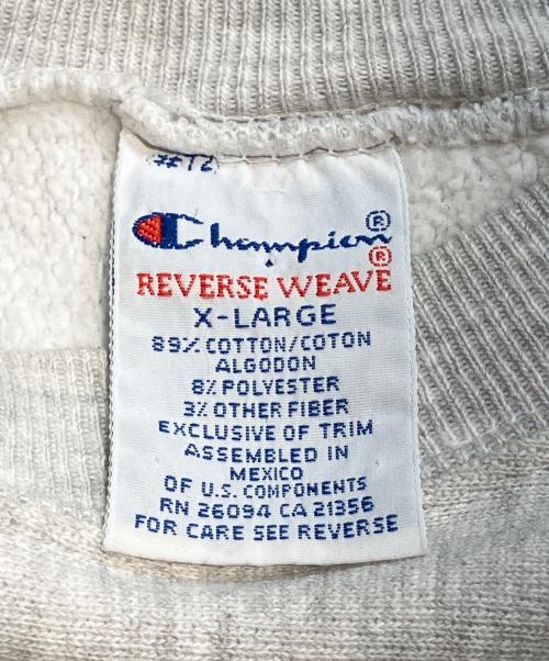 Champion（チャンピオン）Champion (チャンピオン) US NAVY リバースウィーブスウェット グレー サイズ:XLの古着・服飾アイテム