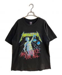 giant（ジャイアント）の古着「METAL JUSTICEプリントTシャツ」｜ブラック